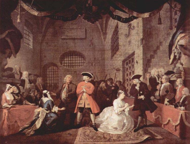 William Hogarth The Beggar Opera VI